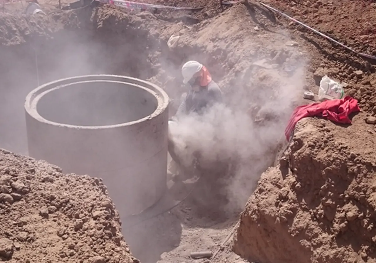 Construcción de cámara en Alkura Etapa II
