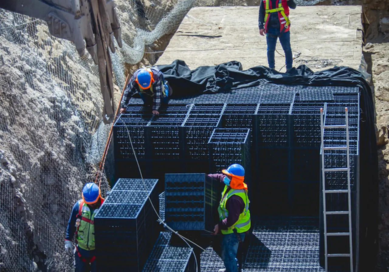 Construcción de estructura en Condominio Nuevos Aires