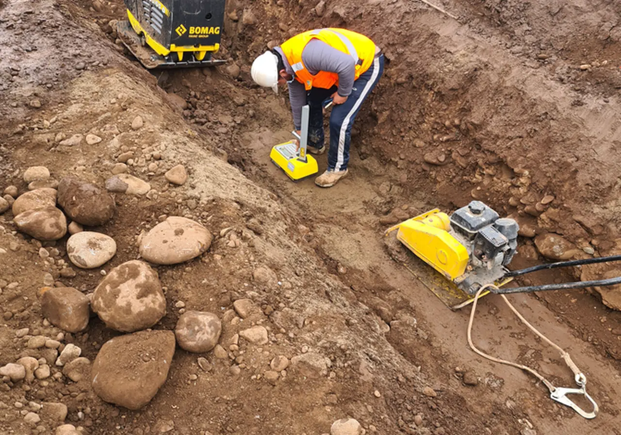 Control de compactación en La Vara