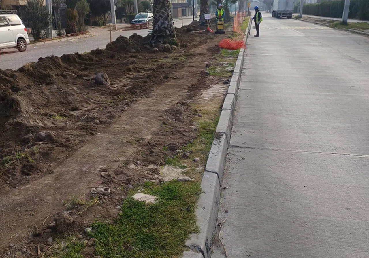 Compactación y terminaciones en Cerro Renca