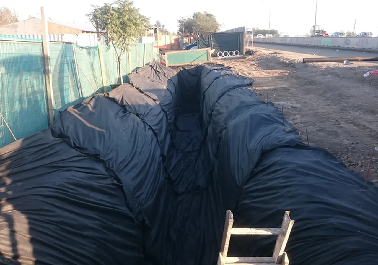Sistema de drenaje en Shell Lo Ovalle Oriente