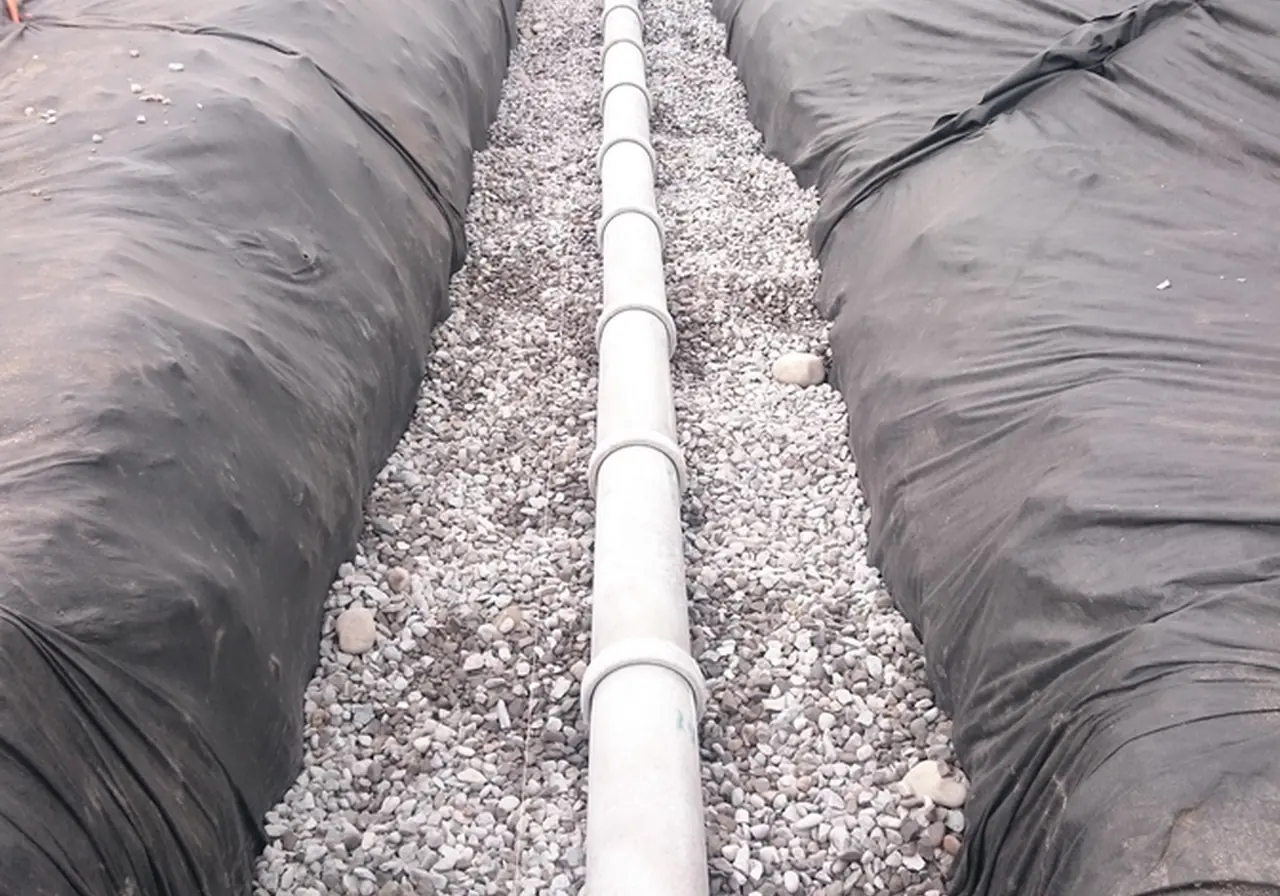 Tubería instalada en dren de Shell Lo Ovalle Oriente